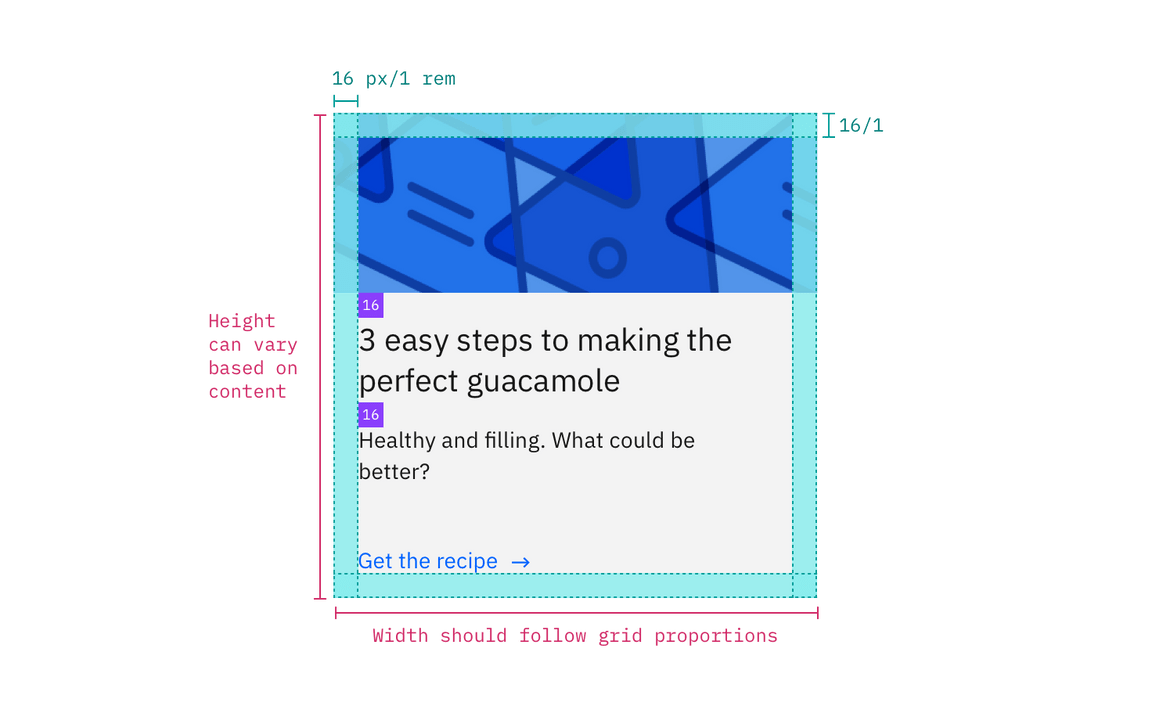 Structure and spacing measurements for tile